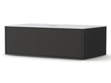 Cefito Vanity Unit 900mm Bathroom Cabinet Storage Wall Hung Grooved Timber Black BV-CA-TIR1-900-BK-ABC