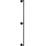 Pipe Stair Handrail, 7FT Staircase Handrail, 440LBS Load Capacity Carbon Steel Pipe Handrail, V952-TZBGSLTFSGYG77HXIV0