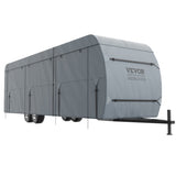 Travel Trailer Cover, 9.1-9.8m RV Cover, 4-Layer Non-Woven Fabric Camper Cover, Waterproof, V952-TCSFCCYTGSFCVZTTJV0