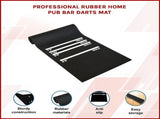 300cm Professional Rubber Darts Mat Home Pub Bar Floor Protector With Throw Line For Accurate Play V63-824921