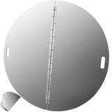 Fire Pit Lid Round 40 Inch Foldable Fire Pit Ring Snuff Cover 430 Stainless Steel Fire Pit Spark V952-GZZDSRSHPGZ40YC01V0