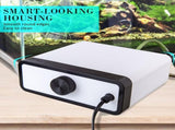 Aquarium Air Pump Oxygen Hydroponic 4 Outlet 670L/H 8W WHITE V274-AQ-CT404