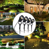 10PCS LED Spotlights Landscape Warm light Lamp Waterproof Outdoor Garden Yard 12V V201-DP240153