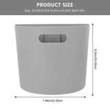 1Pc Kitchen Waste Bin Wall-Mounted Hanging Garbage Container Grey V1366-AZ2-W-21158