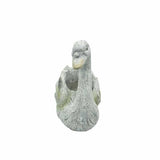 Elegant Swan Planter w Hole Plug 34cm V637-49478SWN