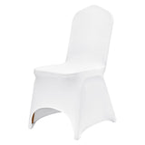 Stretch Spandex Folding Chair Covers, Universal Fitted Arched Front Cover, Removable Washable V952-100PCSGXBSYT00001V0