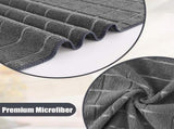 Homaxy Microfiber Kitchen Towels and Dishcloths Set, 12 Pack Soft and Absorbent Dish Hand Towels V1258-DP02-F-145