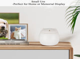Smiley Cat Shaped Pet Urn for Ashes - Memorial Urn for Cats Dogs, Pet Cremation Urn with Ceramic V1107-135-35110-RED-L