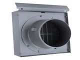 Stainless Steel Ventilation Duct Wall Air Vent Cap for Ventilator Exhaust Fan Range Hood100mm Pipe V1294-YM0901-3113210063711