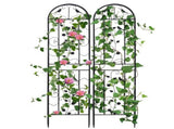 Garden Trellis Climbing Plant Support Patio Wire Lattice Grid Panel Stake Fence V767-HW-ZZ121-G2