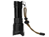 P99 Retractable Zoom Flashlight Aluminum Alloy USB Charging Flashlight for Outdoor V1294-YM0901-3119210017711