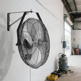 615mm Industrial Wall Mount Fan 3 Speed 4650 CFM for Garage Greenhouse V952-GYBGSFS1JT20T4EE6001V3