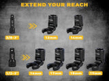 ELEAD 8PCS Flex Head Crowfoot Line Wrench Set Metric Flare Nut Wrench Set CR-V V465-70184