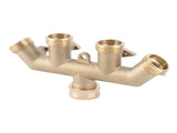 G3/4 Brass 4Way Garden Hose Splitter Ball Valve Hose Adapter Water Faucet Valve Connector V1294-YM0901-3111210284811