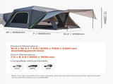 SUV Tent for Camping, 10FT L x 10FT W, Waterproof PU2000mm Spacious Double Layer Design for 5-8 V952-CZZPCHK1010F0ER65V0