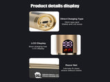 Foil Electric Shaver for Bald Men, Gold Cordless Barber Razor V1263-JX-4047