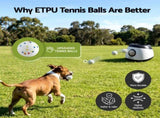 i.Pet Dog Ball Launcher Thrower with 6 ETPU Balls & 14/18/22m Launch Distance Black PET-DOG-6BALL-22M-GR