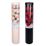 Soap Rose Flower Bouquet Box Artificial Rose Flowers Rose Petal Bouquet Tube Valentine's Day V1294-YM0714-10332764