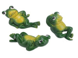 3pcs Outdoor Frog Ornament American Style Innovative Simulation Frog Statues for Yard Home V1294-YM0901-3111240102511
