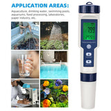 5 in 1 PH Meter Water Quality Monitor Tester Pen and one Bestway Surface Skimmer V201-DP88862