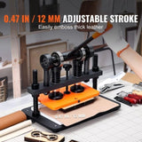 Leather Cutting Machine, 10.2 x 5.9 in Embossing Plate Manual Die Cutter, 0.47 in Pressure Stroke V952-SDSLPGYHJ26XK2HM6V0