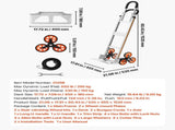 Stair Climbing Cart, 150 kg Stair-Climb Capacity, Aluminum Alloy Folding Trolley Cart with V952-ZXTCSPLCLSKL6O9DC001V0