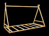 Kids Tent Montessori Toddler Floor Bed Wooden Bedframe V63-843061