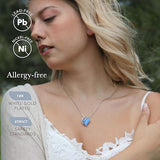 Infinity Love Heart Necklace, Birthstone Necklace for Women, Jewelry for Women with Healing V1164-325800