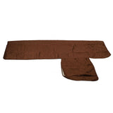 Sofa Protective Cover Waterproof Washable Wear Resistant 2 Seats Polyester Mat for Pets Brown V1294-YM0706-3117230111712