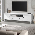 Artiss TV Cabinet Entertainment Unit 160cm White Kubi FURNI-P-KUBI-TV-WH-AB