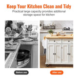 VEVOR Kitchen Island Cart with Solid Wood Top, 900 mm Width Mobile Carts with Storage Cabinet, V952-YDKCFDXJMDB24F20GV0