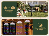 Jingle Jollys Christmas Lights Solar Jellyfish 4Pcs Garden Decorative Multi-Color XMAS-JLF-224LED-4PC-MC