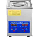Ultrasonic Cleaner 1.3 L Ultrasonic Parts Cleaner with Heater Timer, V952-QXJ1.3LCSB0000001V3