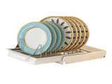 Pull Out Cabinet Organizer Stainless Steel Multifunctional Slide Out Shelves for Plates Kitchen V1294-YM0706-3118230198512