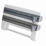 Kitchen Sauce Bottle Storage Rack Paper Towel Holder Mount Kitchen Tool Cling Film Cut Grey V1294-YM0901-JYA03048-02