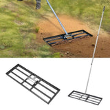 VEVOR 10x30in Lawn Leveling Rake 83.9 in Adjustable Handle for Yard Golf Court V952-CPPZPEKCGK10XK3HSV0