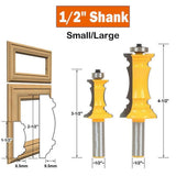 Molding Router Bits 1/2 Inch Shank Woodwork Tools Carbide Alloy 2 Size V1192-AZ-W-30784