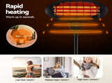 Devanti Electric Patio Heater 2000W EPH-2000-BK