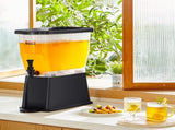 Beverage Dispenser, 3 Gallon Drink Dispenser for Parties, Plastic Juice Dispenser with Stand Spigot V952-YLFPQSLFPQSLBDLFNV0