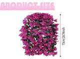 Artificial Faux Bougainvillea Flowers Plants for Outdoor Decoration, 1 PCS Fake Silk Long Trailing V1370-AZ4-13362