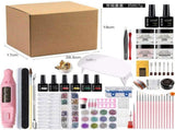 Nail Art Kit Gel Lamp Nail Grinder Nail Polishes Nail Art Tools Nail - Multi - Size Set5 V1102-109-01369-MLT-SET5