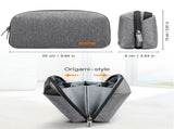 Electronics Organizer,Travel Cable Organizer Splashproof Accessories Bag Waterproof The side V1366-AZ2-W-05237