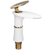 G1/2 Bathroom Faucet Washing Basin Bathroom Sink Tap Waterfall Single Hole Faucet for House Office V1294-YM0715-3112210113012