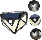 2-Pack Solar LED Motion Sensor Wall Light Dusk-to-Dawn Outdoor Lighting for Aussie Gardens, Fences V1107-SOLAR LED MOTION SENSOR WALL LIGHT