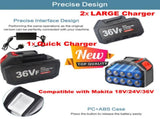 2x 7.0Ah 18V-36VF Li-ion Battery Makita Battery LXT BL1850 BL1860B BL1830 BL1815 V201-CUT0020BL8AU
