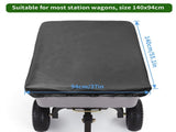 Collapsible Wagon Cover for Carts Garden Dump Cart, Outdoor Garden Wagon Cart Cover, Waterproof V1192-AZ-W-3243