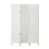 Artiss 3 Panel Room Divider Screen 122x170cm Clover White RD-4016-3P-WH