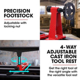 BAUMR-AG 1000 x 350mm Wood Lathe Turning Machine, 370W S1 Motor, 4 Speed V219-LATWODBMDL4A