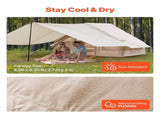 Inflatable Tents for Camping, 3-5 Person Easy Setup Blow up Tent with Hand Pump, 300D Oxford 4 V952-KJZP321MCQWZYXYAQV0