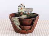 Succulent Plant Pot Resin Bonsai Pot Aesthetic Unique Decor for Indoor Outdoor Office Desk Home V1294-YM0901-181210QY05-1